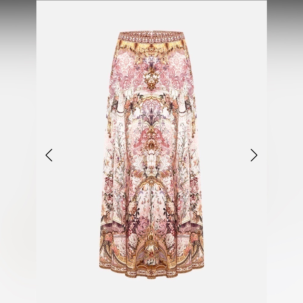 Camilla Kissed by the Prince Maxi Circle Skirt